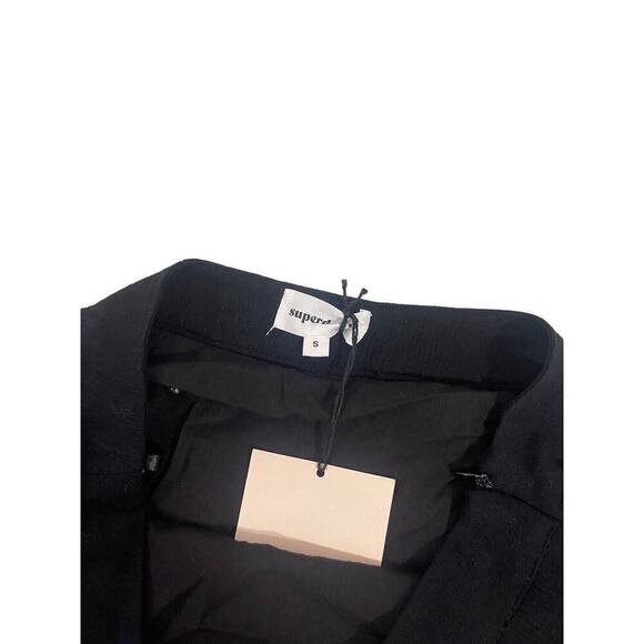 Superdown Revolve Becky Mini Skirt Ruffle Tiered Black size S New - Picture 4 of 7